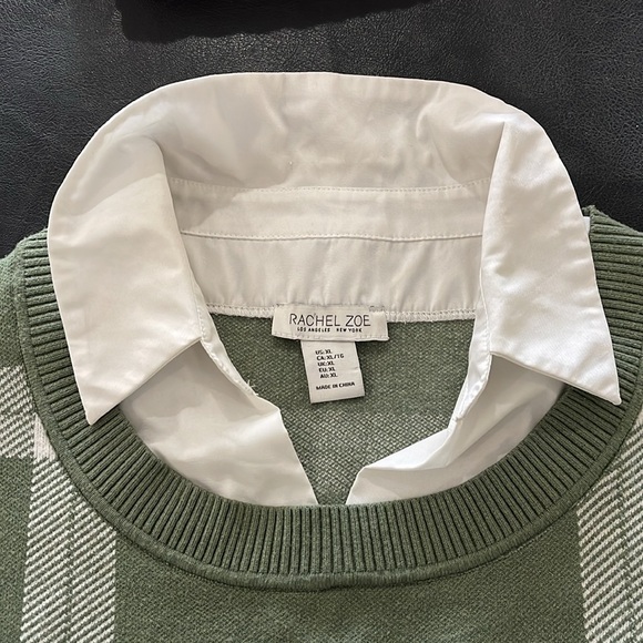 Rachel Zoe sweater blouse combo - Picture 3 of 4